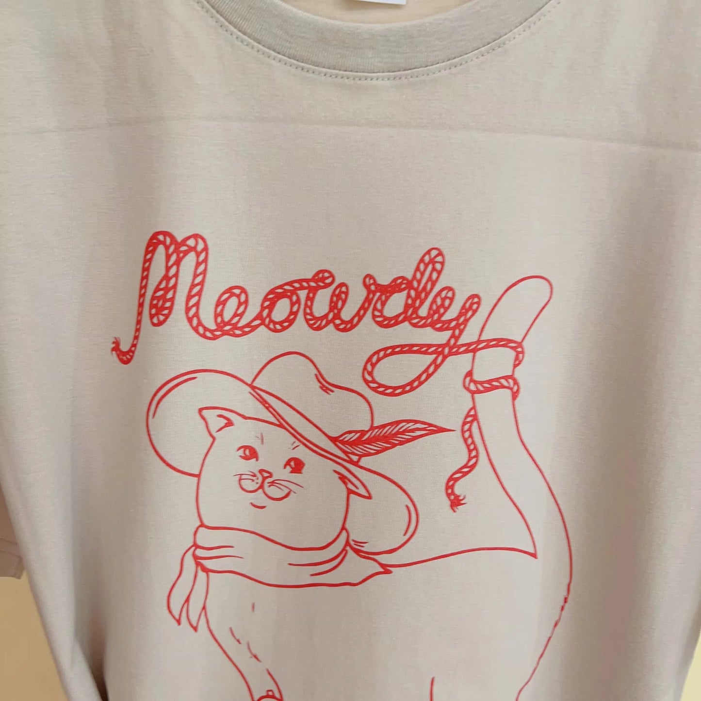 "Meowdy!" Cotton Tee