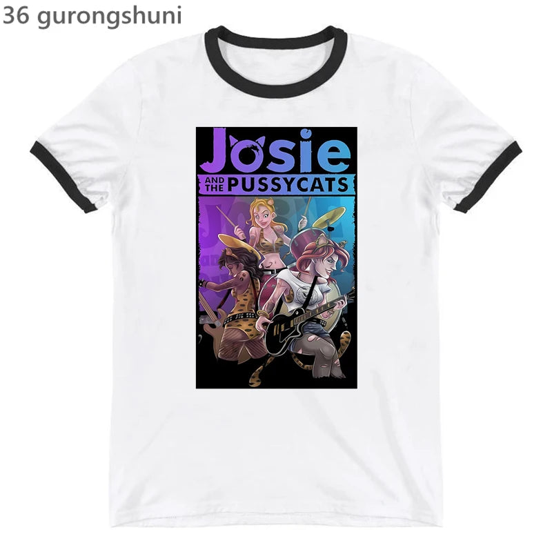 Josie and the Pussycats Ringer Tee