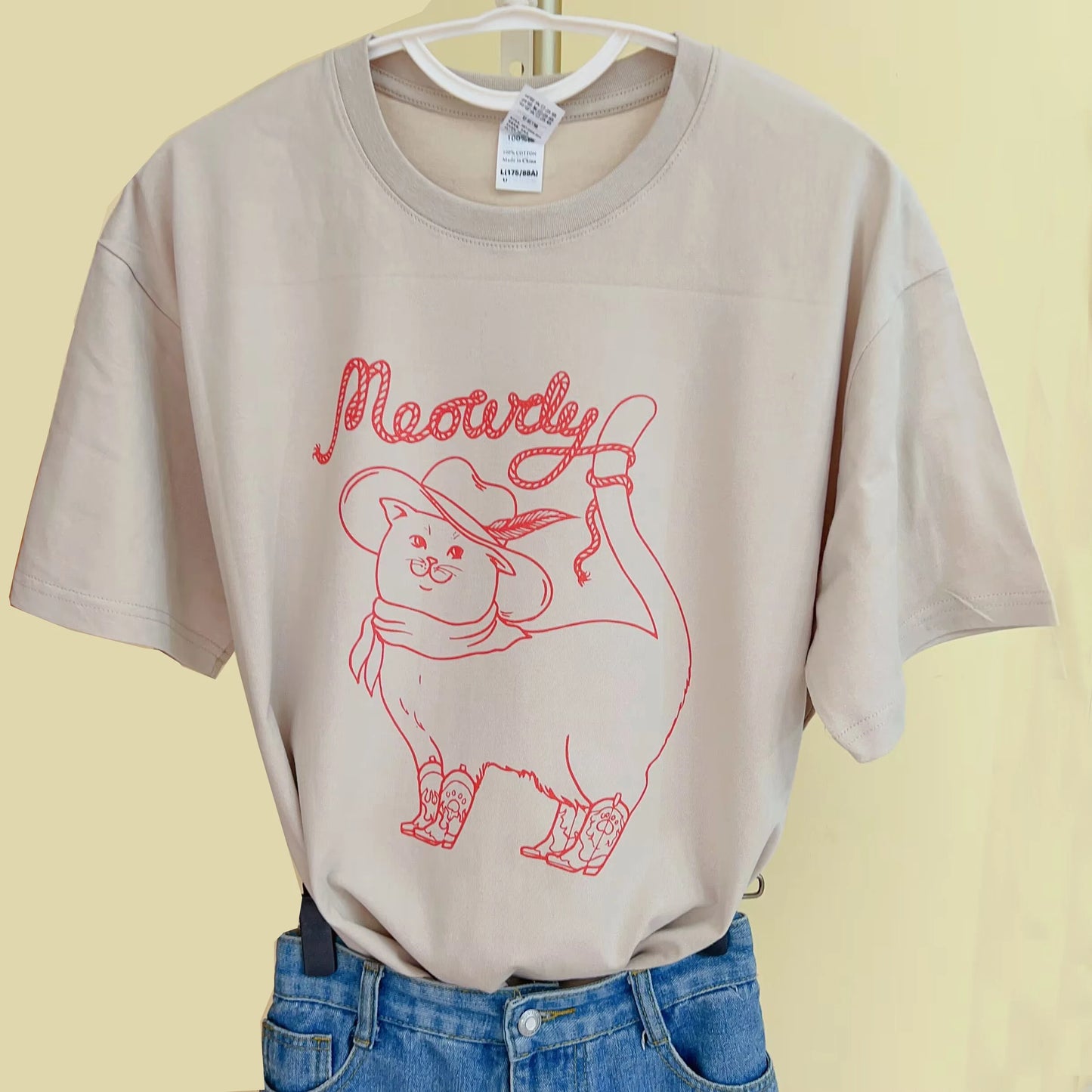 "Meowdy!" Cotton Tee