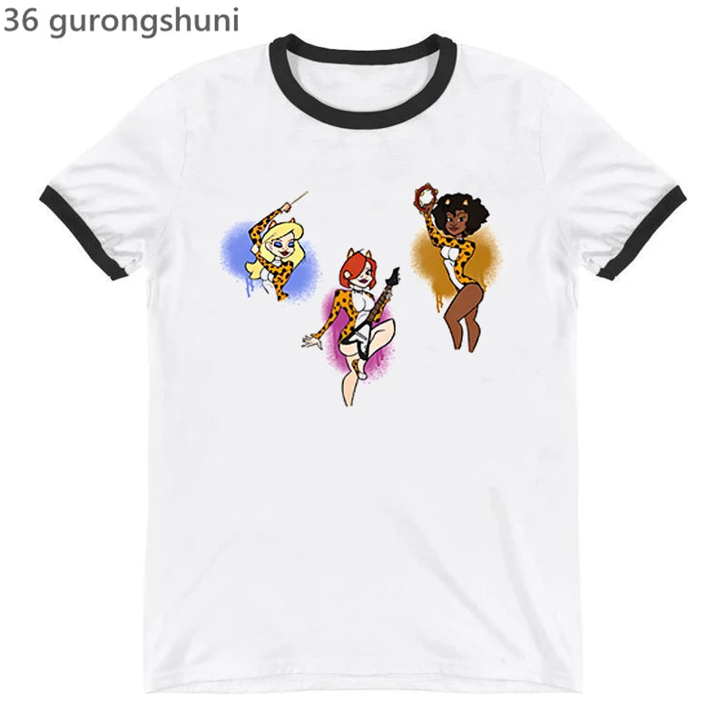 Josie and the Pussycats Ringer Tee