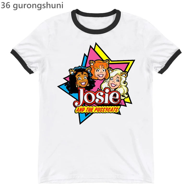 Josie and the Pussycats Ringer Tee