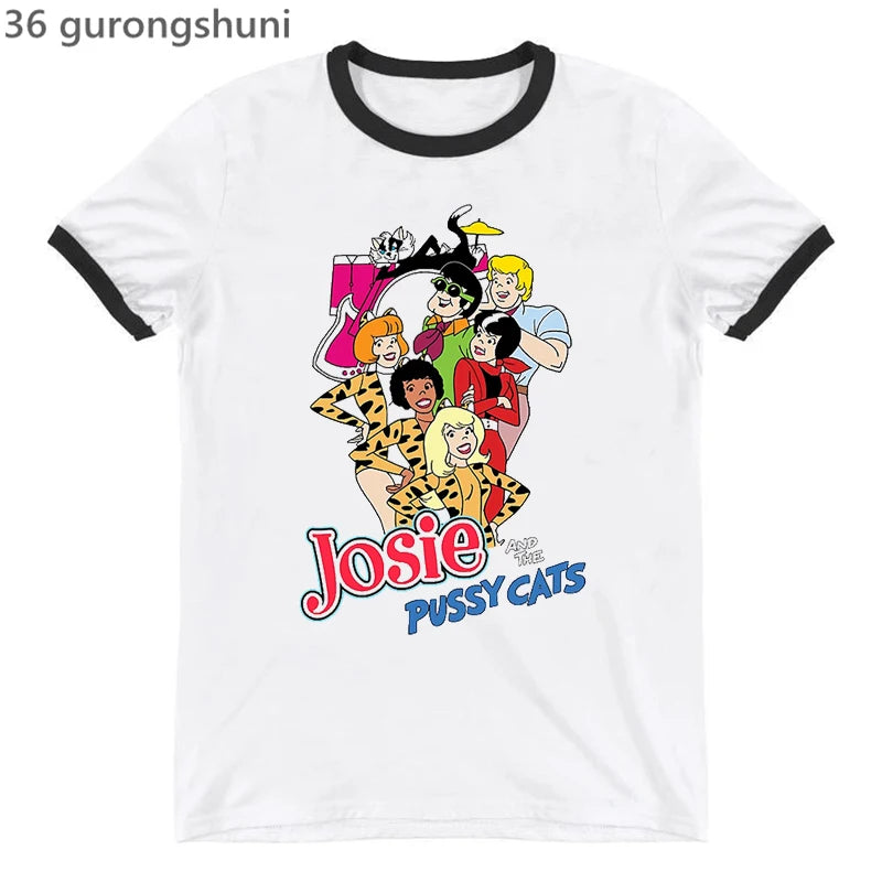 Josie and the Pussycats Ringer Tee