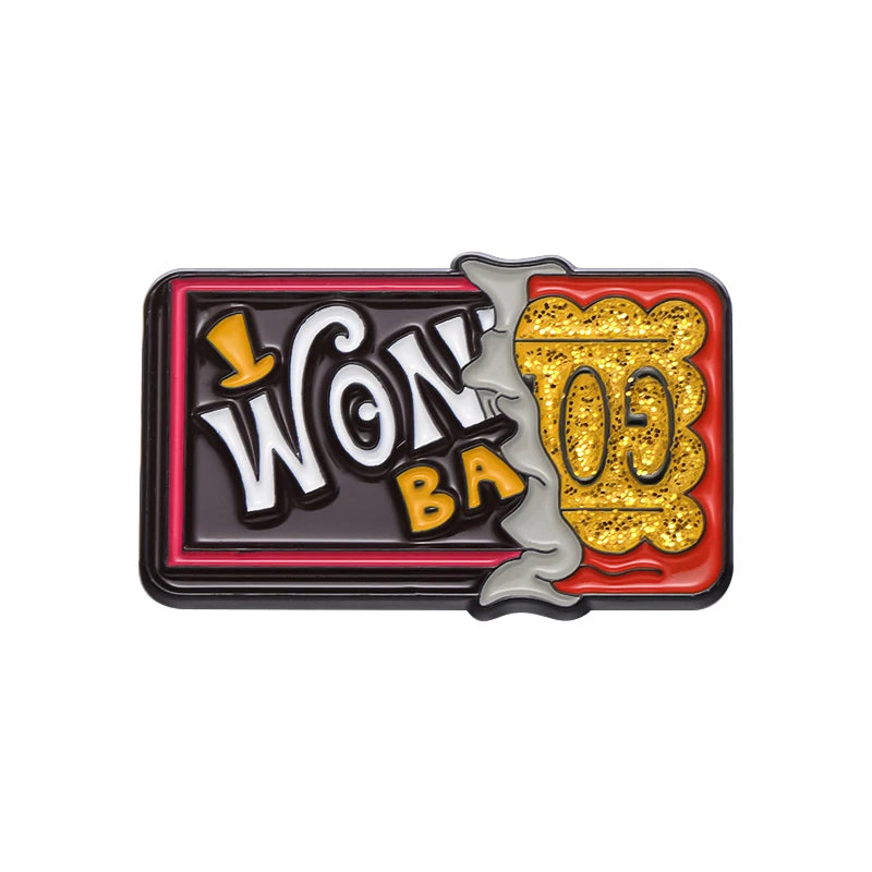 Golden Ticket Enamel Pin