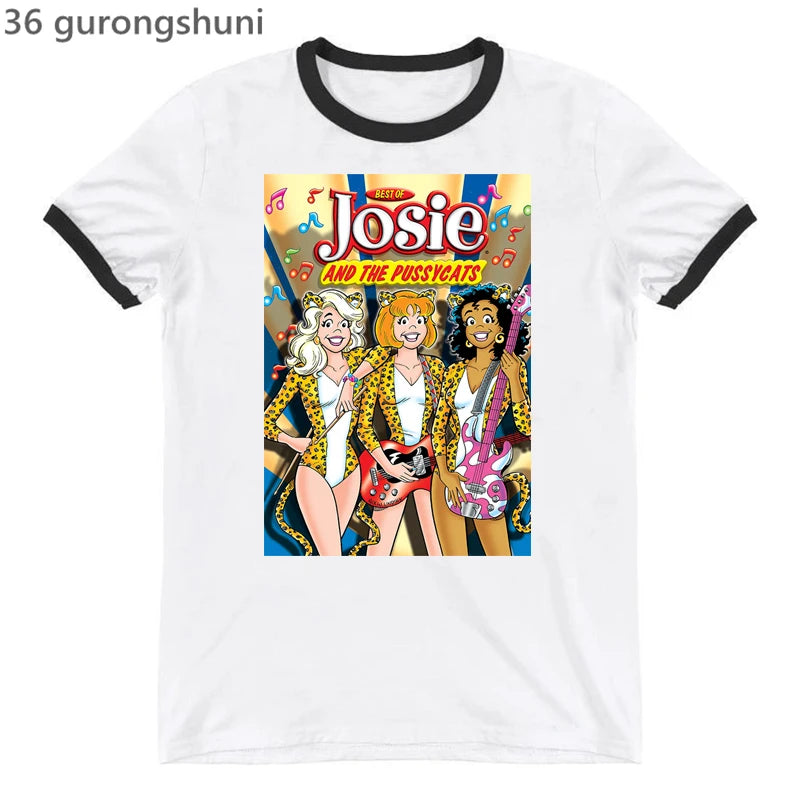 Josie and the Pussycats Ringer Tee