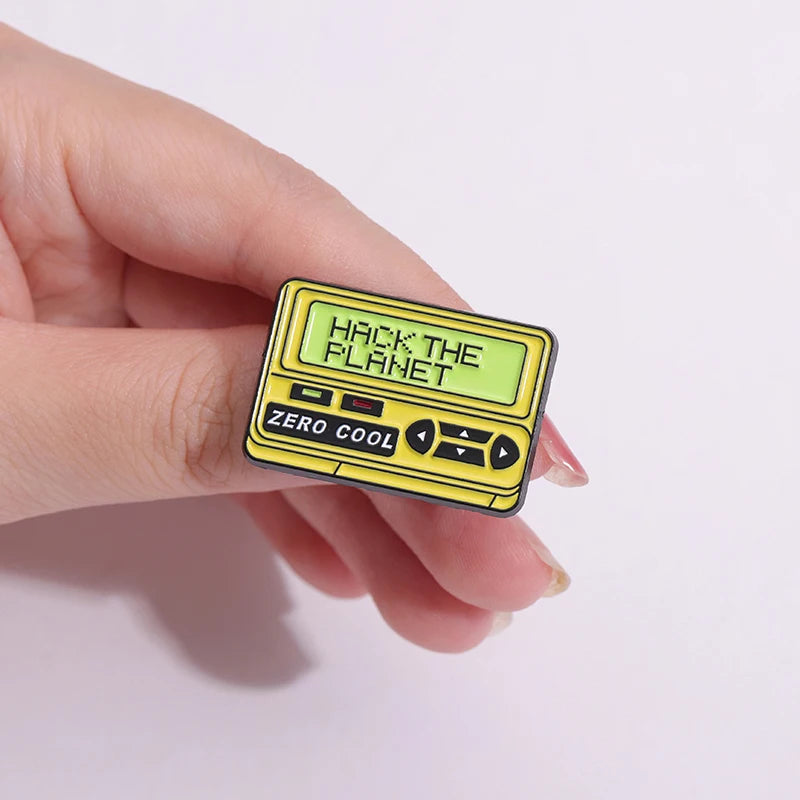 Hack The Planet Enamel Pin