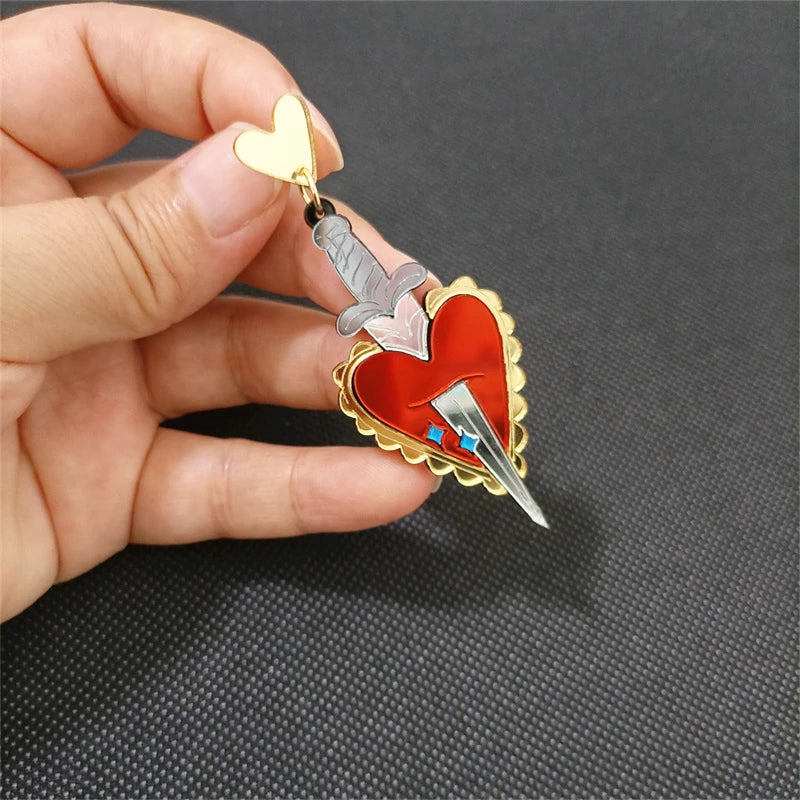 "Cross My Heart" Earrings
