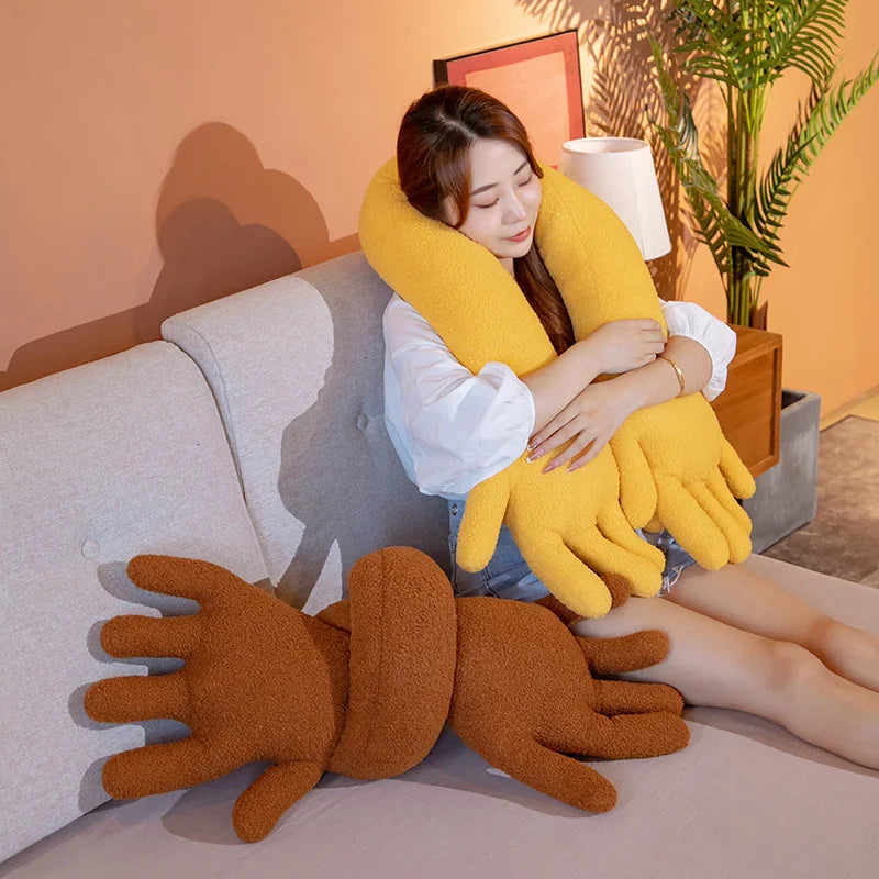 Handsy Plush Pillow in assorted colors