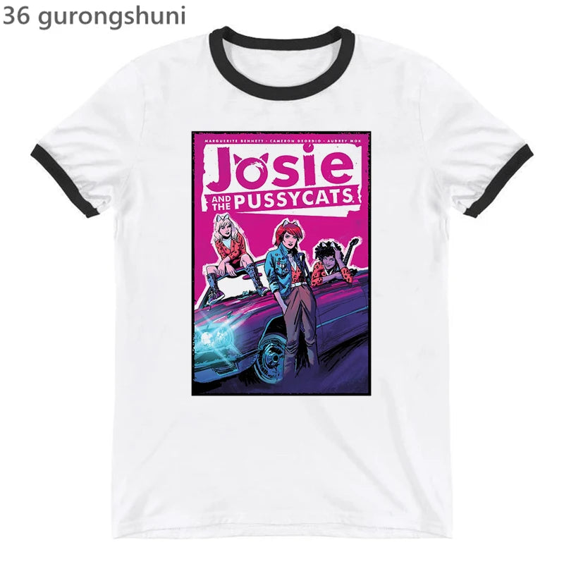 Josie and the Pussycats Ringer Tee