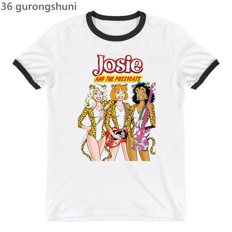 Josie and the Pussycats Ringer Tee