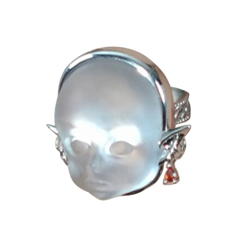 Baby Face Adjustable Ring