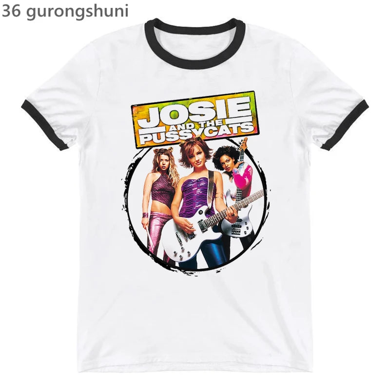 Josie and the Pussycats Ringer Tee