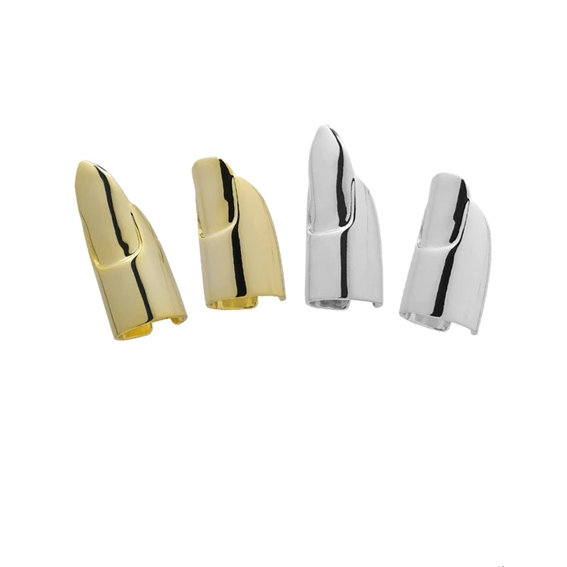 EDY Stone Titanium Fingertip Rings