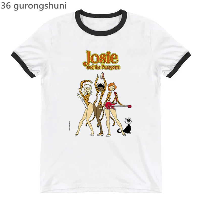 Josie and the Pussycats Ringer Tee