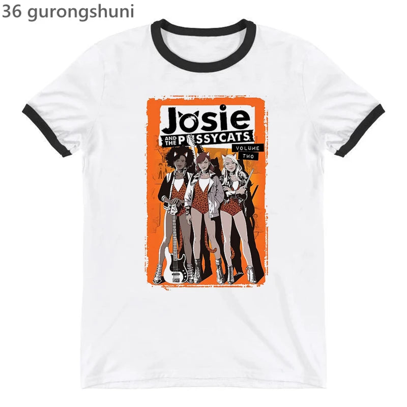 Josie and the Pussycats Ringer Tee