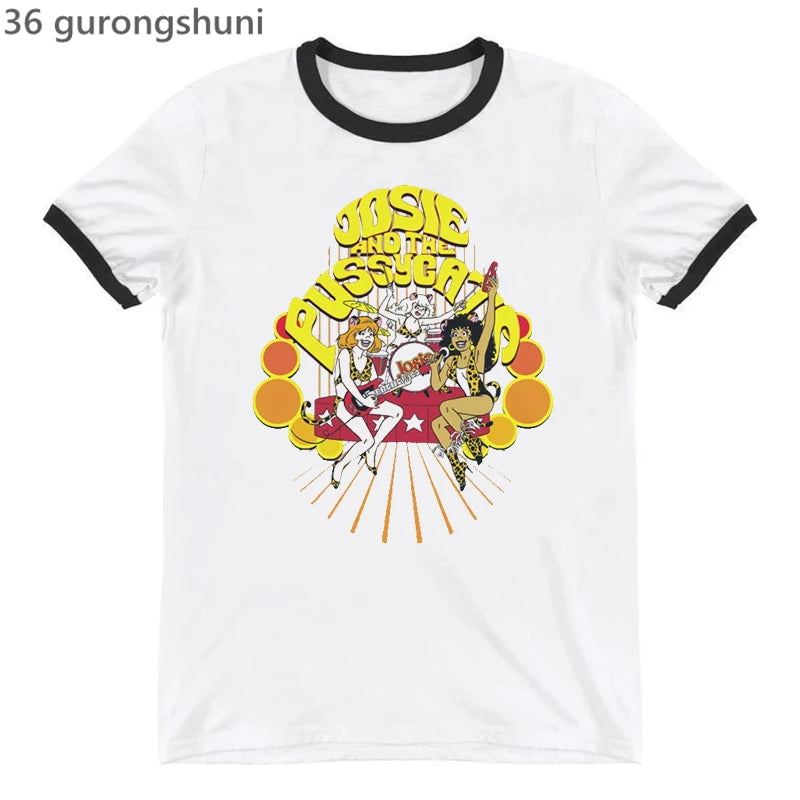 Josie and the Pussycats Ringer Tee