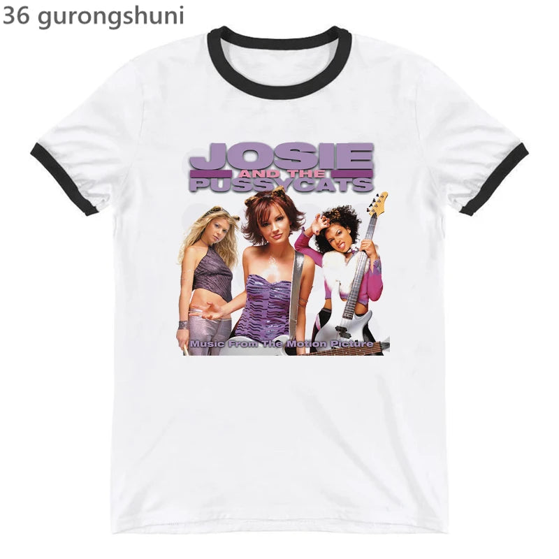 Josie and the Pussycats Ringer Tee