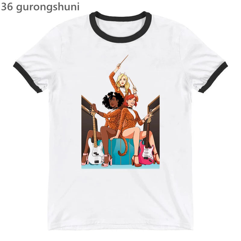 Josie and the Pussycats Ringer Tee