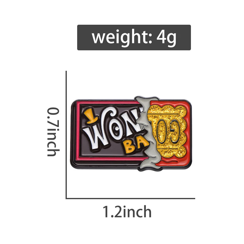Golden Ticket Enamel Pin